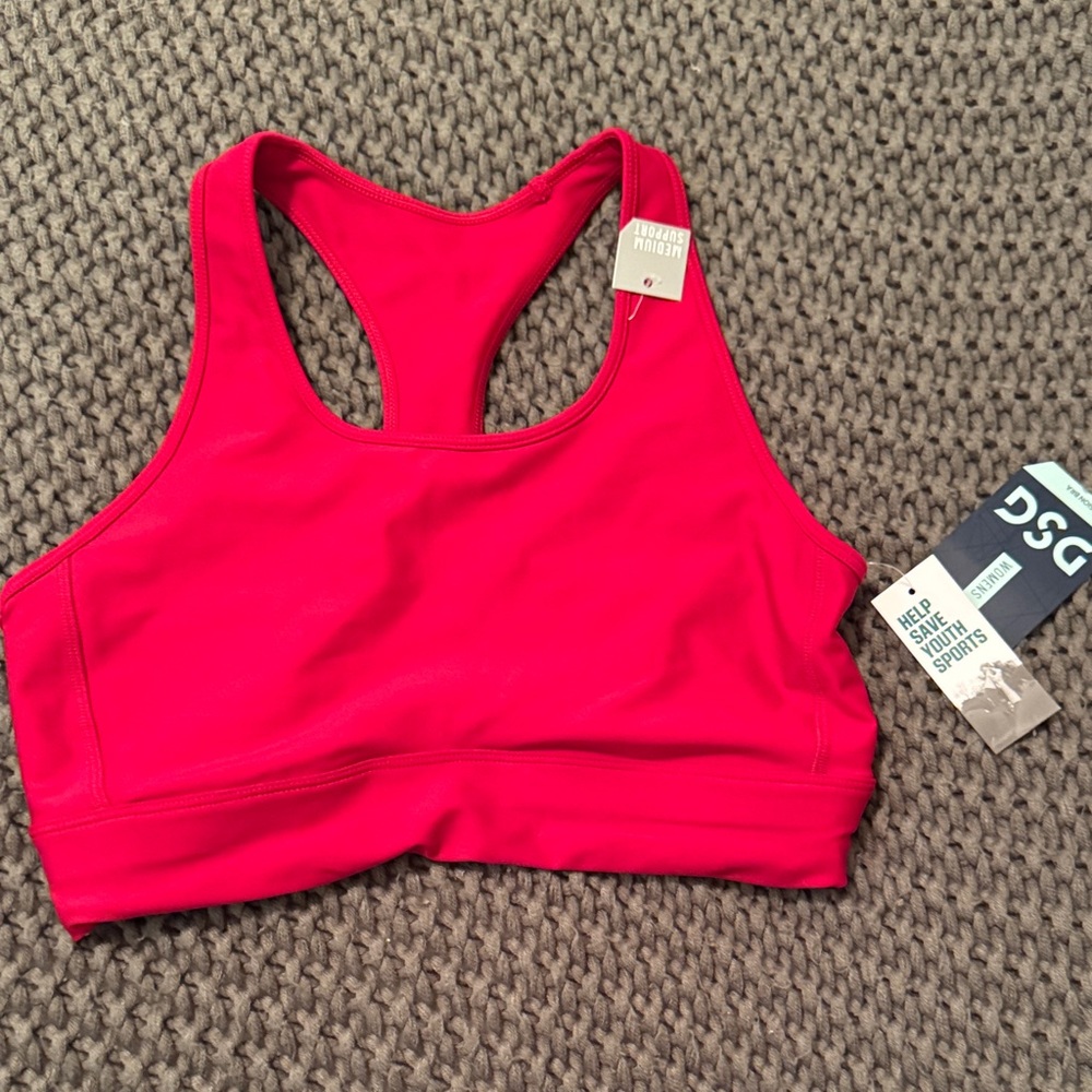 DSG Red Racerback Sports Bra